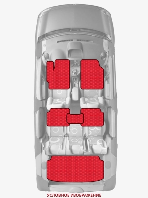 ЭВА коврики «Queen Lux» комплект для Volkswagen K70